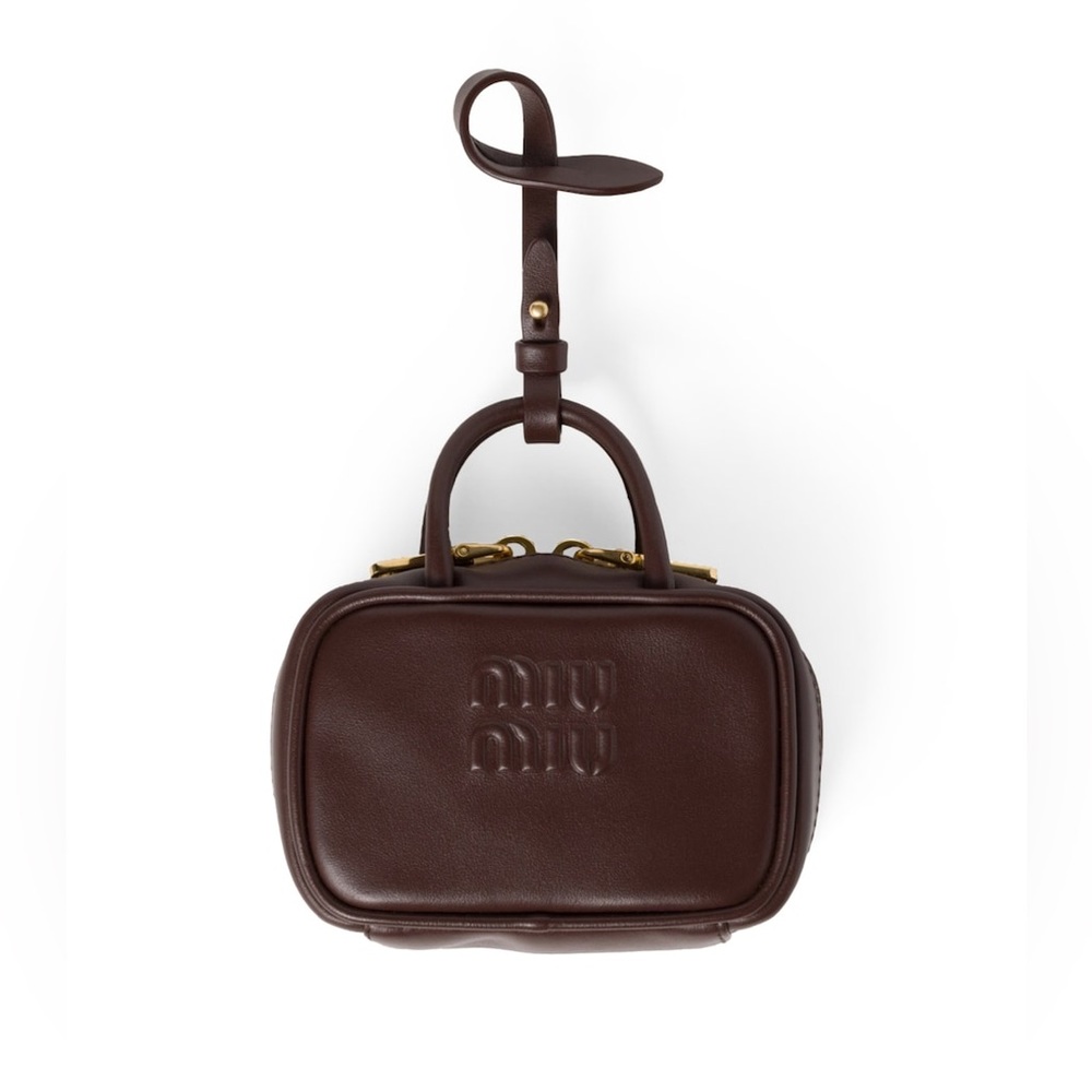 Miu Miu Leather Trick Bag Charm